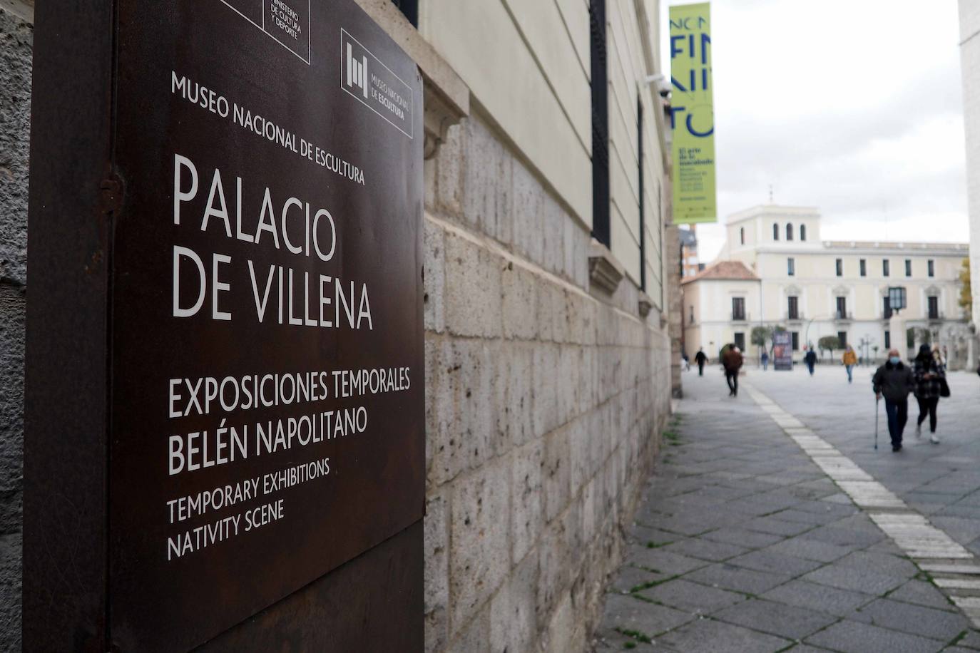 Detalles de la zona de San Pablo, junto al Palacio Pimentel, el colegio de San Gregorio y el Museo de Escultura