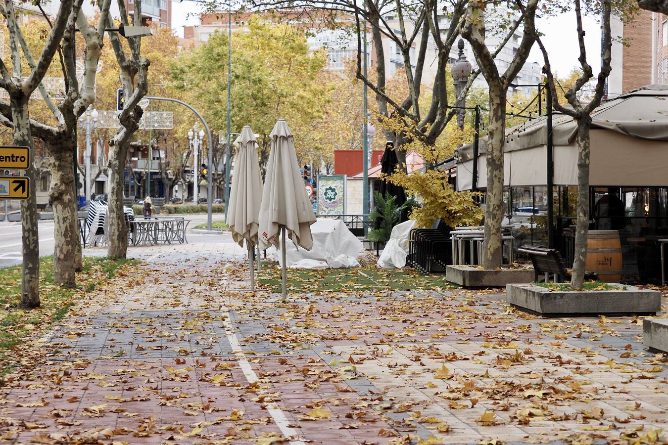 Fotos: El frío de otoño se instala en Valladolid