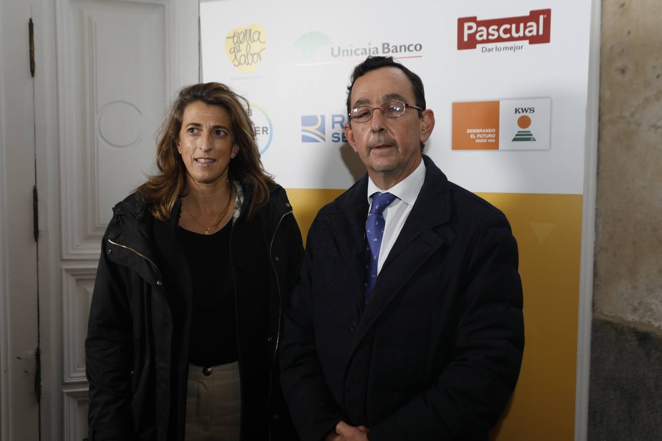 Piedad Rojo, del Banco Santander y Jorge Valentín Gamazo, de la Cámara de Comercio de Valladolid.
