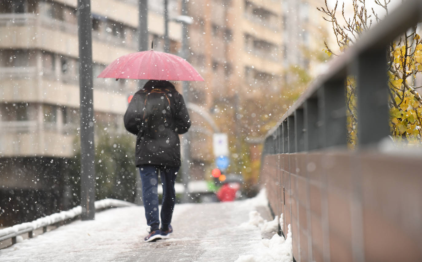 Fotos: Llega a Valladolid la primera nevada desde &#039;Filomena&#039; (2/2)