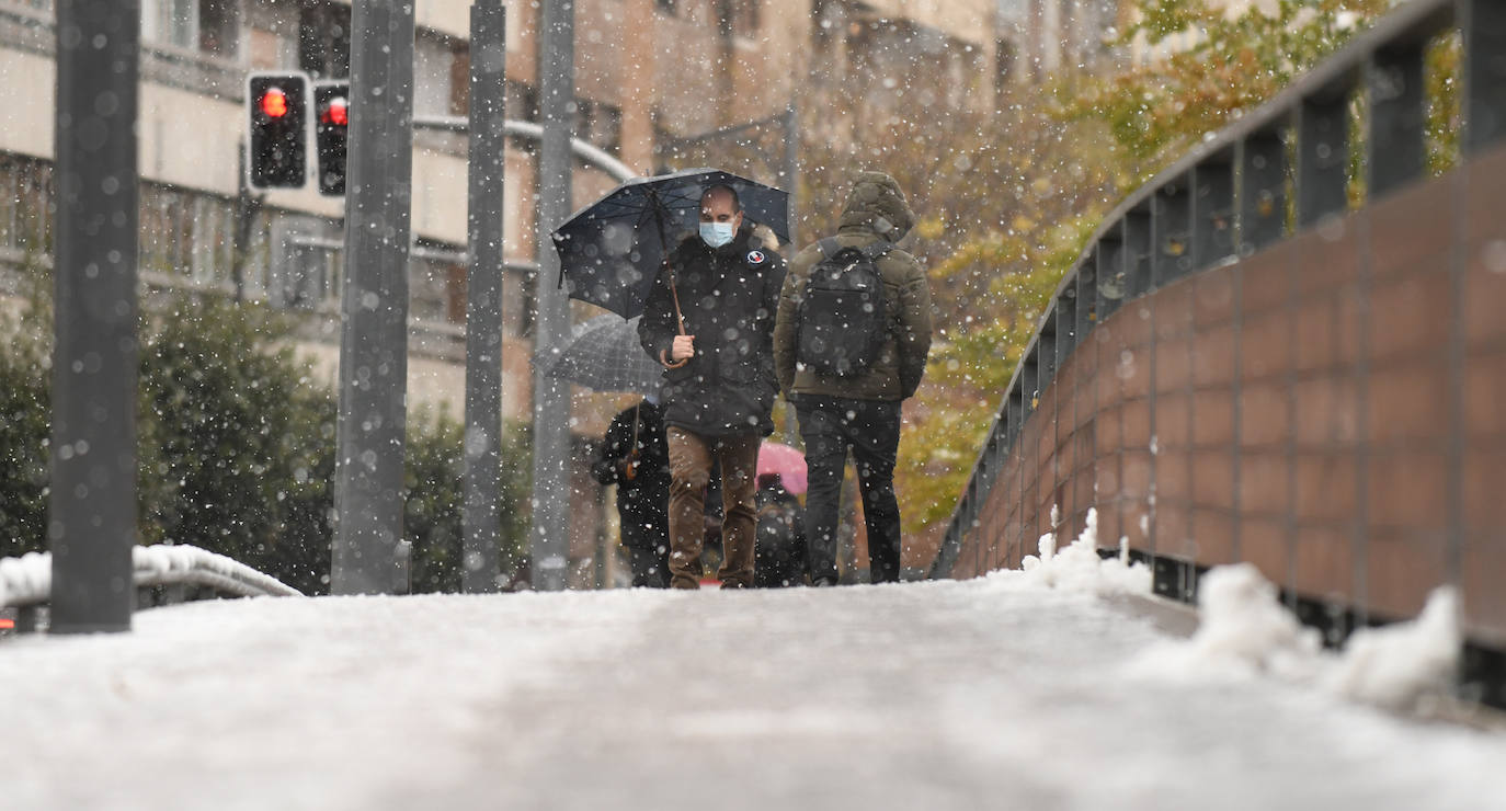 Fotos: Llega a Valladolid la primera nevada desde &#039;Filomena&#039; (2/2)