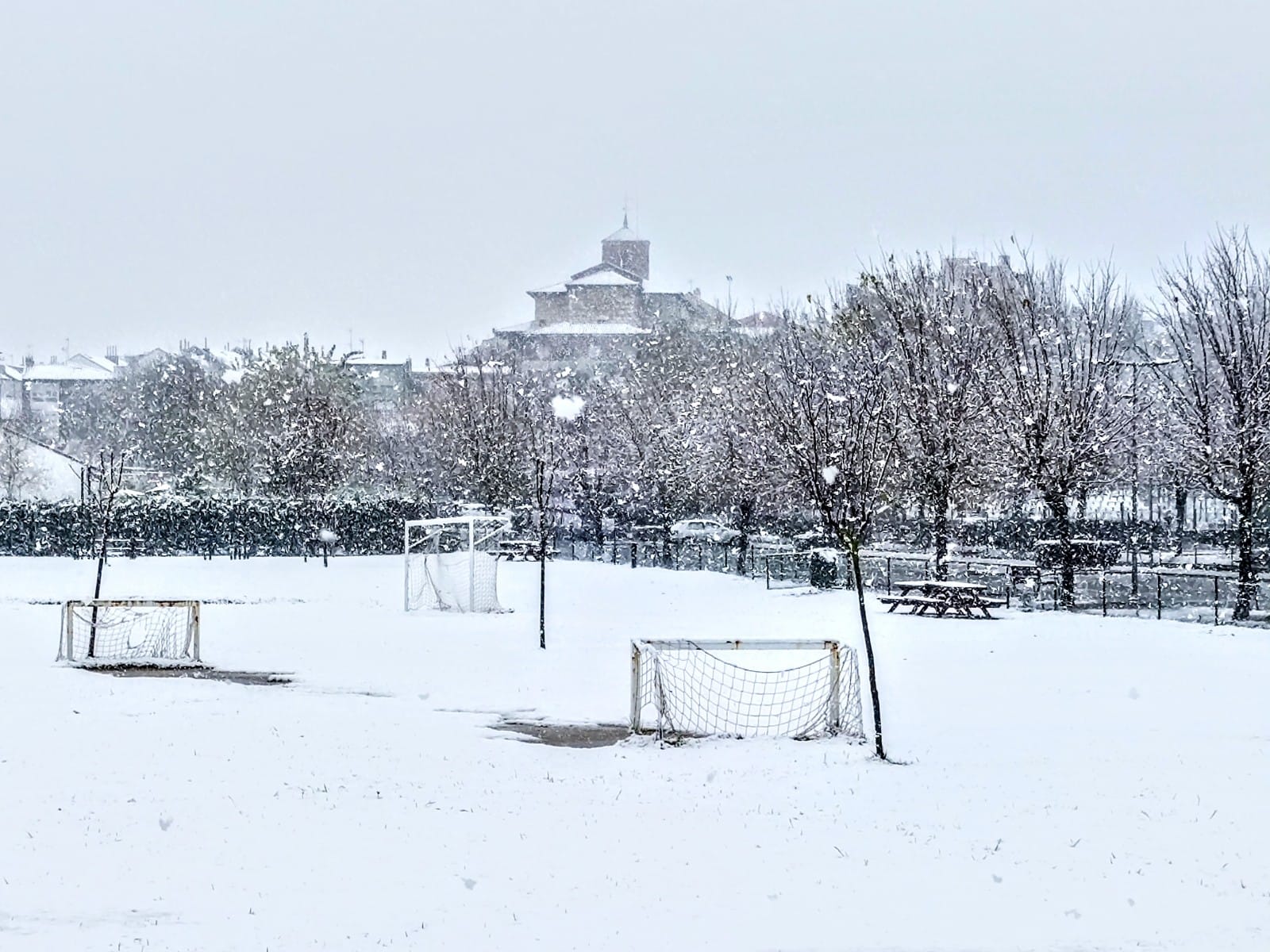 Nieve en Zaratán. 