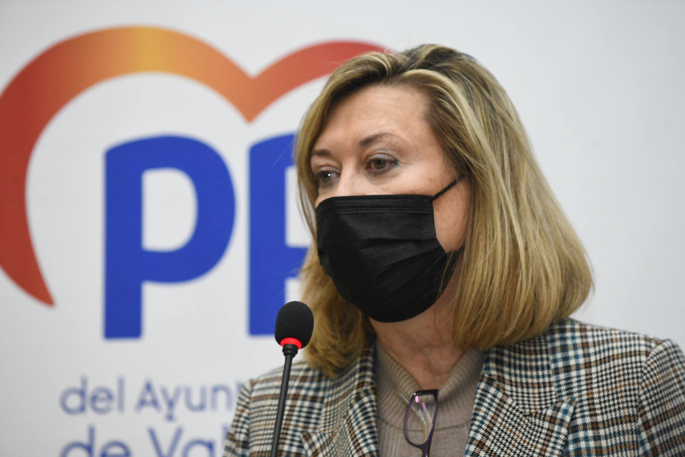 Pilar del Olmo, durante su intervención.