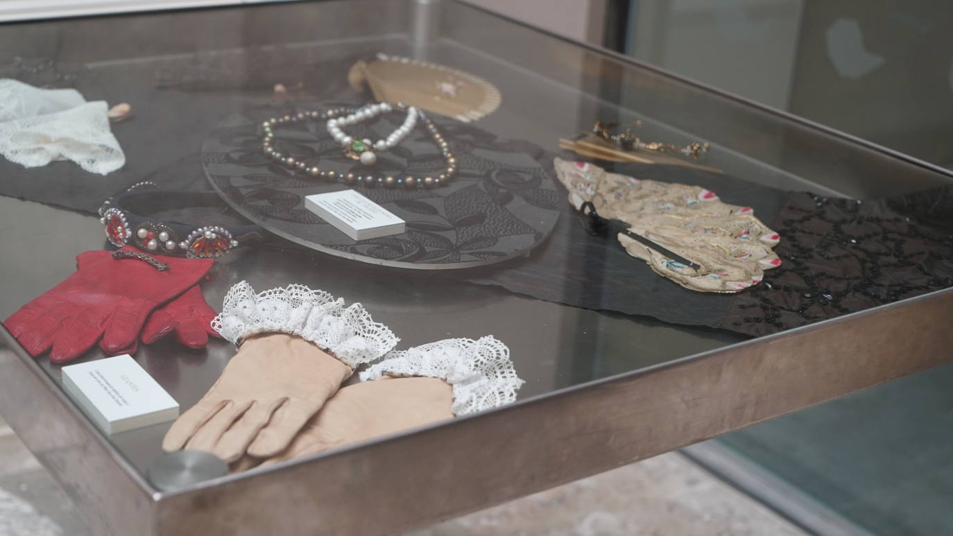 Vestidos de la exposición del Museo de la Universidad de Valladolid.