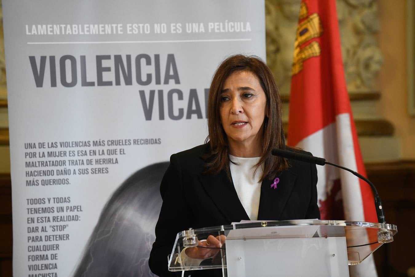 Acto institucional celebrado en el Ayuntamiento de Valladolid.