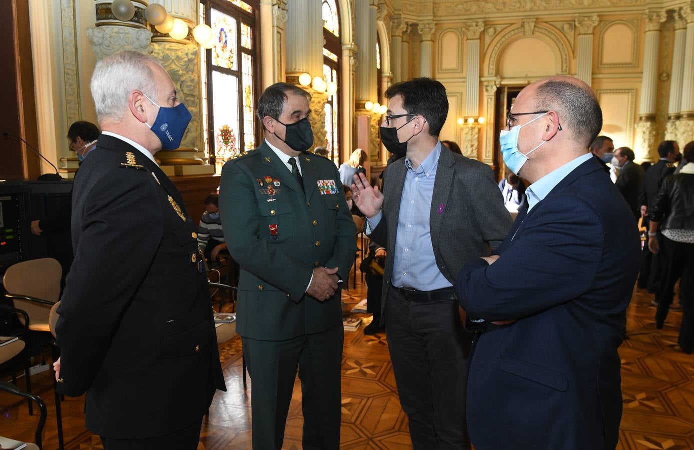 Acto institucional celebrado en el Ayuntamiento de Valladolid.