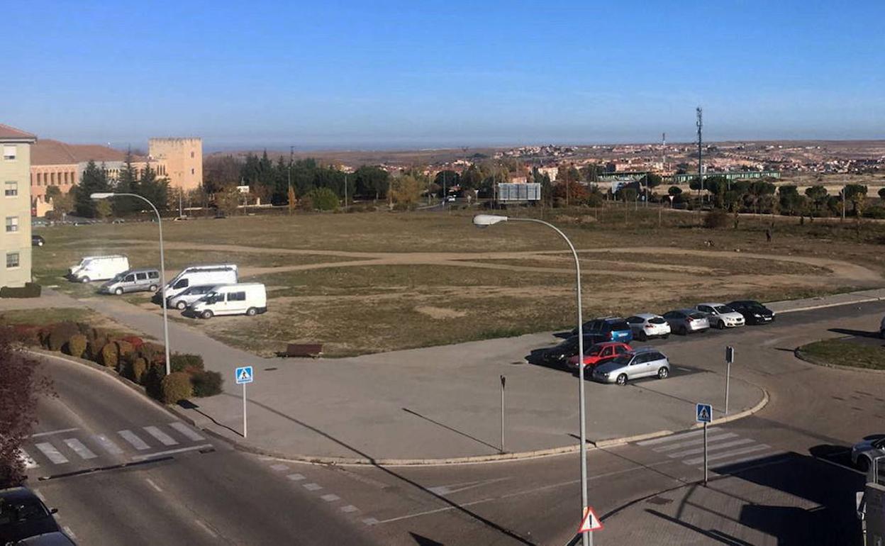 Vista del solar donde se va a construir el centro de salud de Nueva Segovia. 