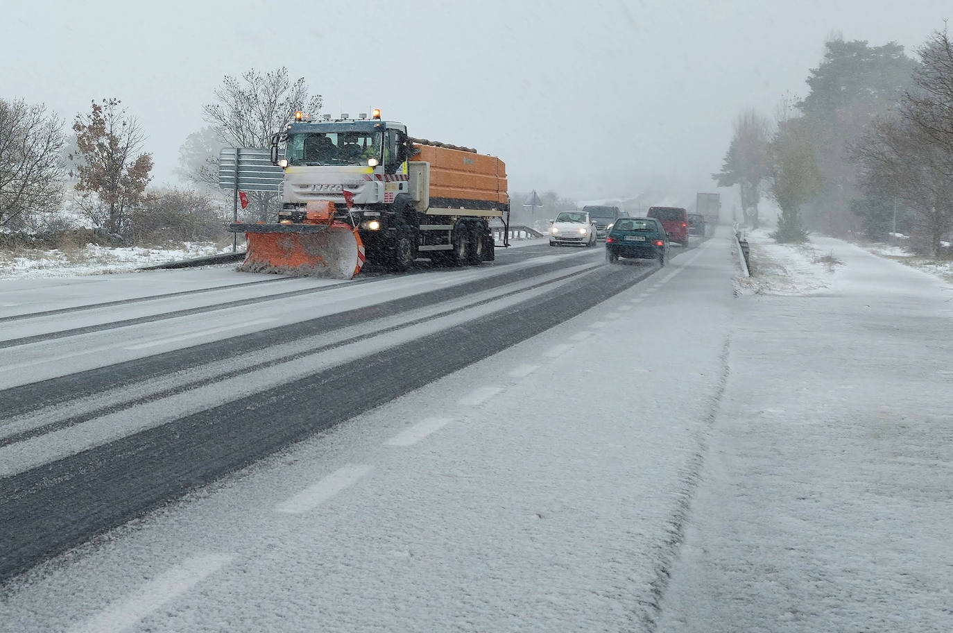Frío y nieve en Segovia y su provincia 