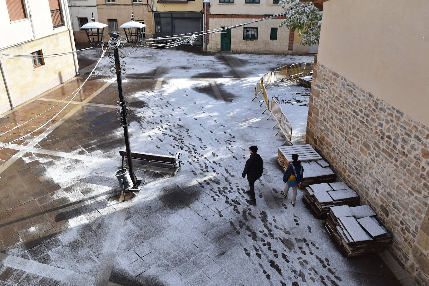 Fotos: Nieve en la comarca de Aguilar de Campoo