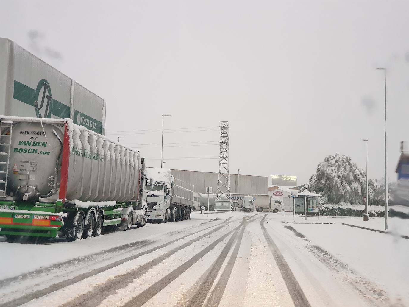 Fotos: Nieve en la comarca de Aguilar de Campoo