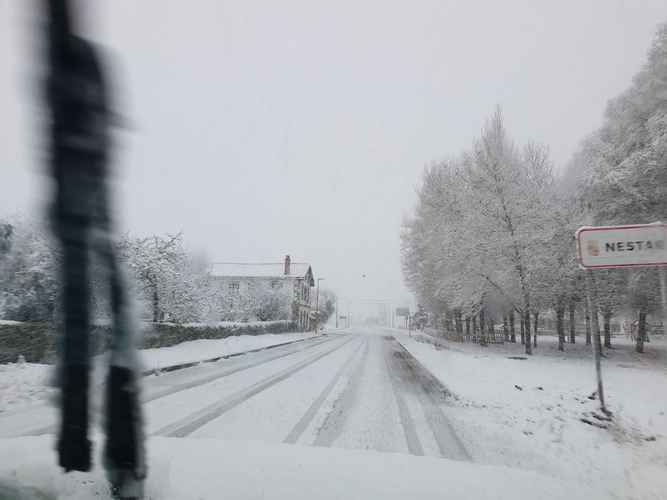 Fotos: Nieve en la comarca de Aguilar de Campoo