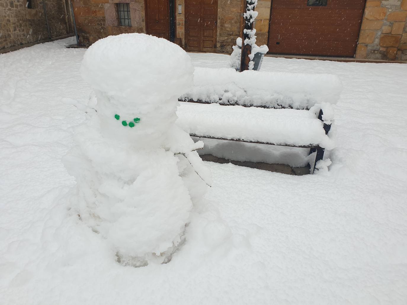 Fotos: Nieve acumulada en Aguilar de Campoo