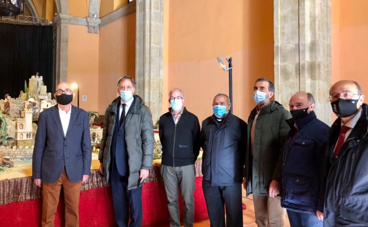 Belén de Navidad en el Auditorio de San Blas. 