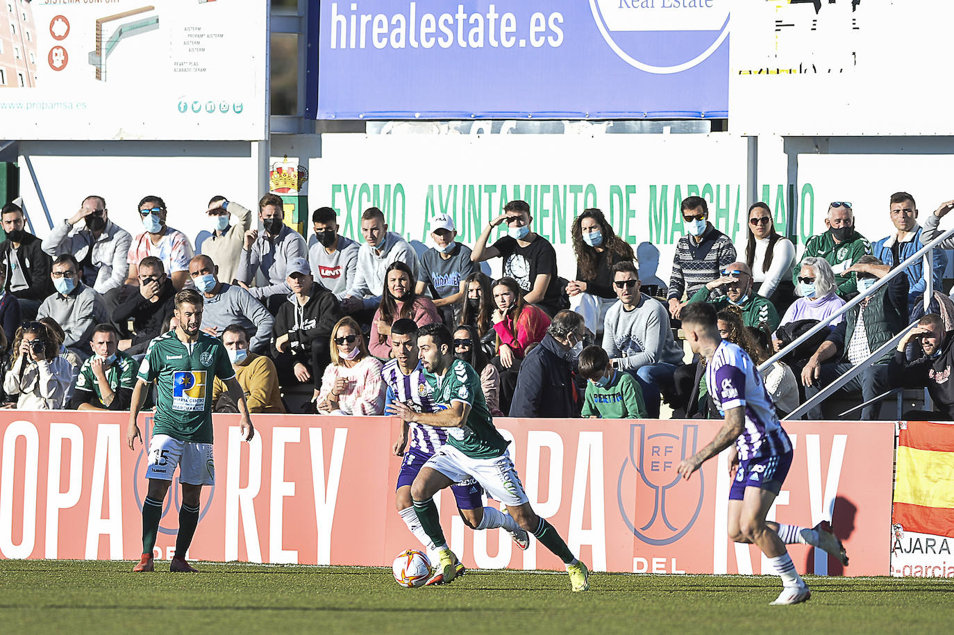 Marchamalo 0-1 Real Valladolid. 