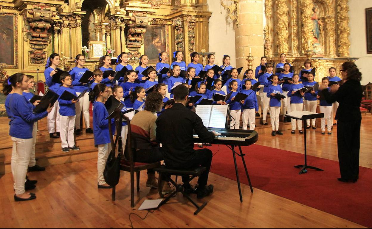 Recital de la Escolanía, antes de la pandemia. 