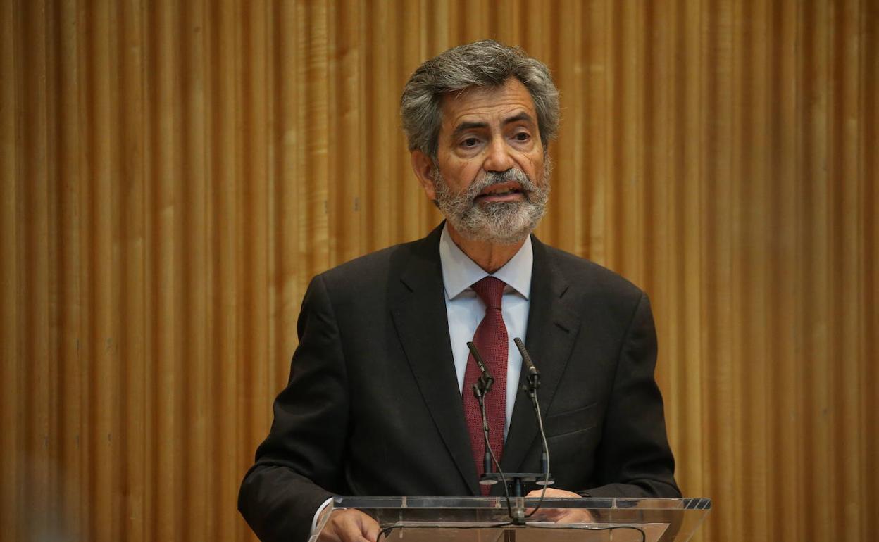 El presidente del CGPJ, Carlos Lesmes.