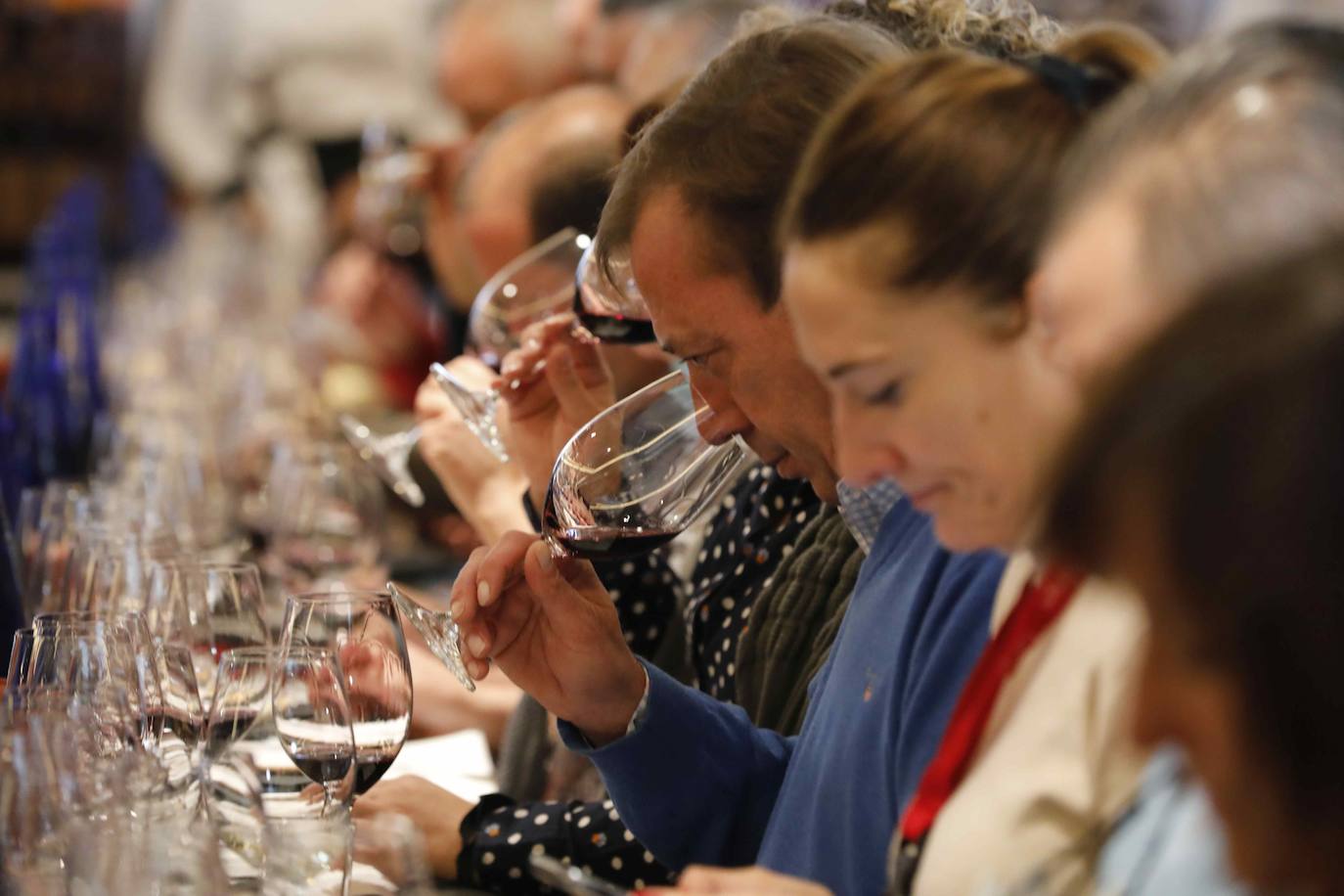 Celebración de la cata Opera Prima 2021 en Peñafiel. 