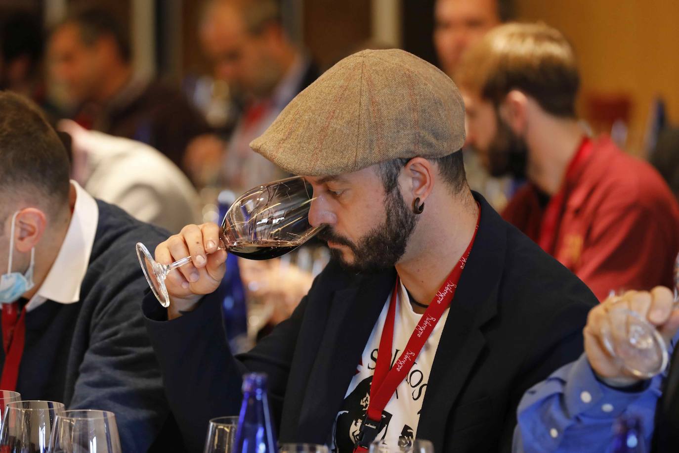 Celebración de la cata Opera Prima 2021 en Peñafiel. 