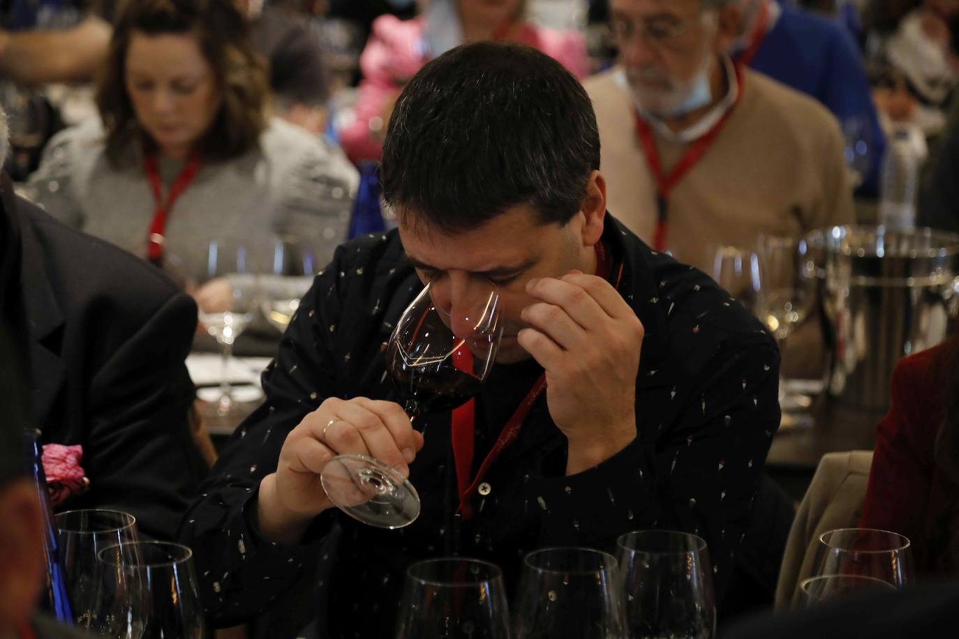 Celebración de la cata Opera Prima 2021 en Peñafiel. 