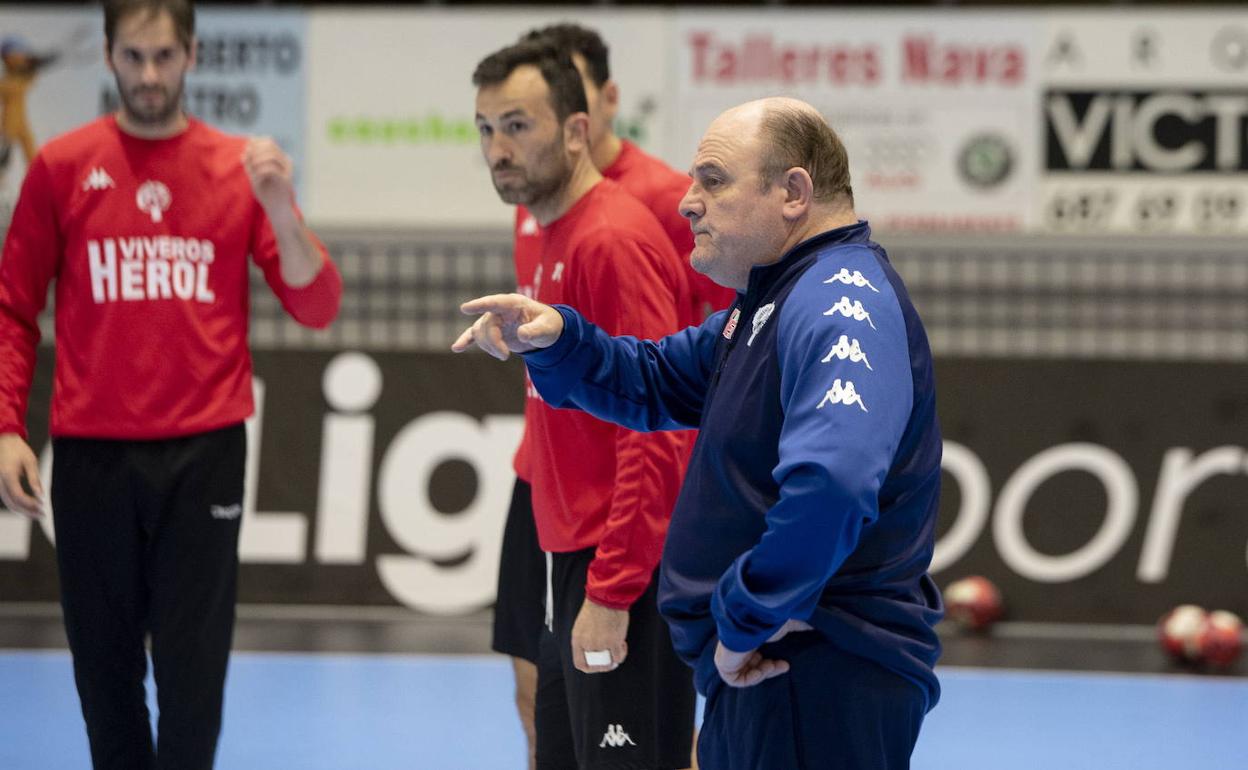 Zupo Equisoain, durante un entrenamiento del equipo navero.