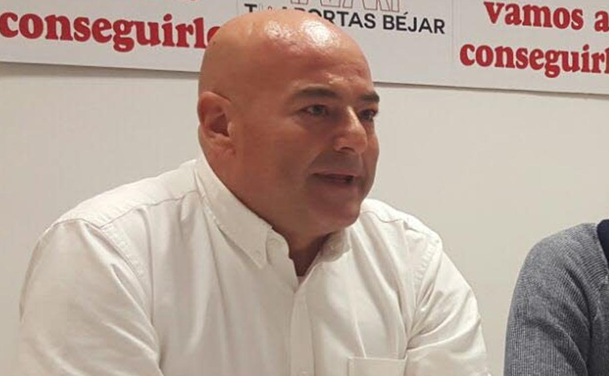 Javier Garrido, portavoz de Tu Aportas Béjar.