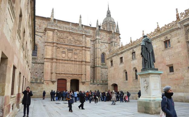 Fachada de la Universidad de Salamanca. 