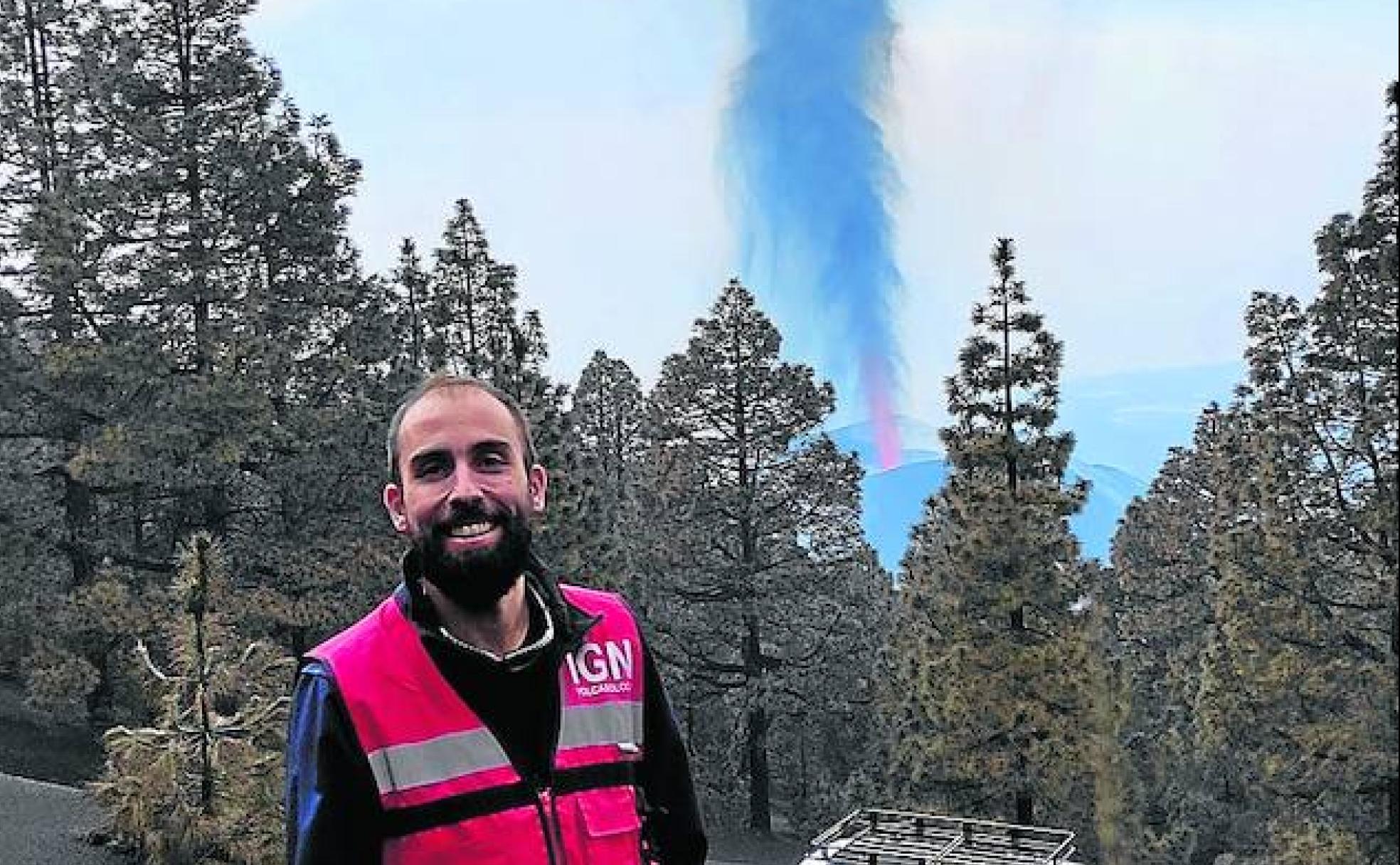 Luis Carlos Puertas, en La Palma. 