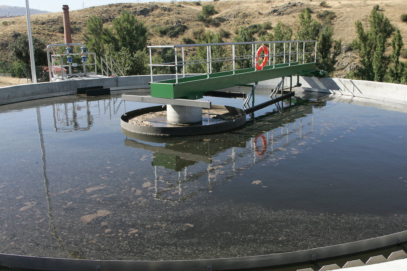 Actual depuradora de agua de Palazuelos de Eresma.