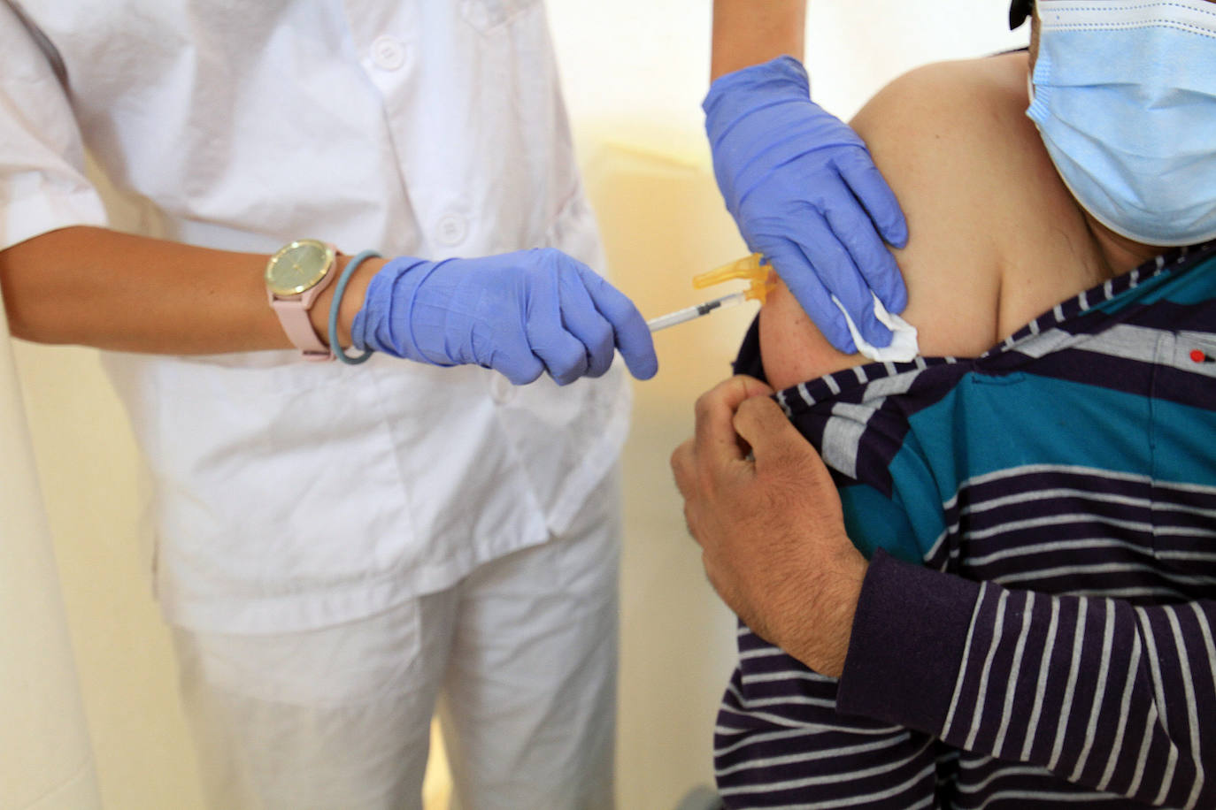 Vacunación en Segovia.