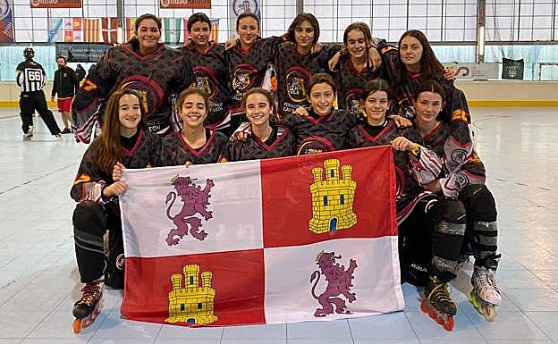 Equipo infantil femenino de Castilla y León. 