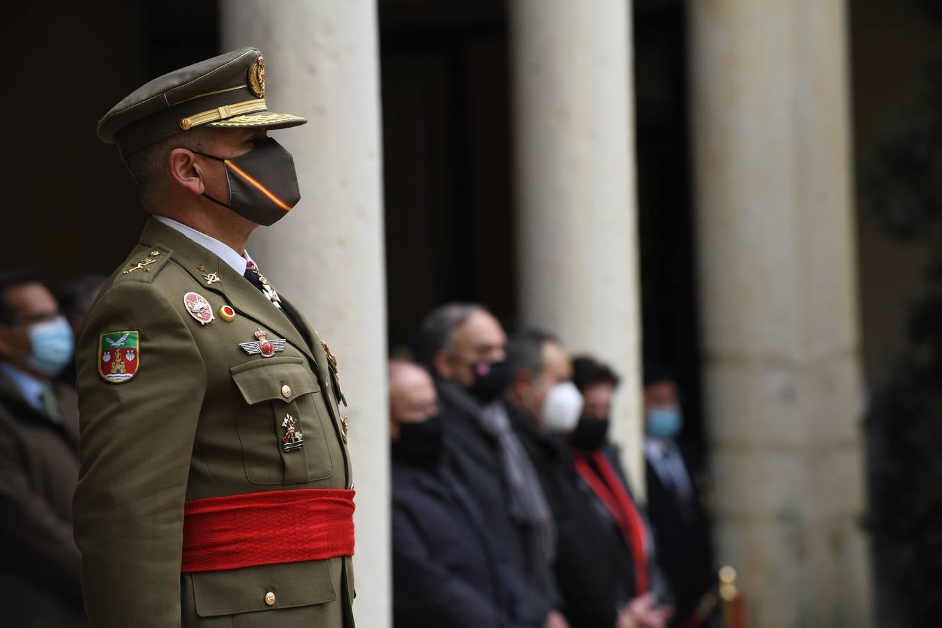 Fotos: Acto de Infantería en honor a la Inmaculada Concepción en el Palacio Real de Valladolid