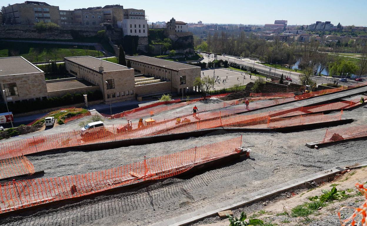 Actuaciones en la ladera del Cerro de San Vicente hacía la Vaguada de la Palma.