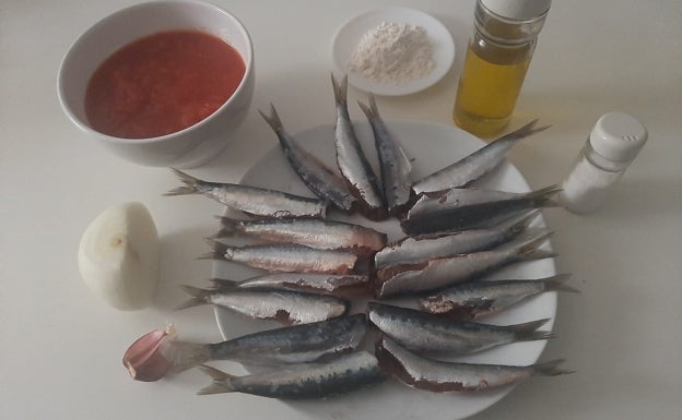 Imagen principal - La receta: Sardinas con tomate