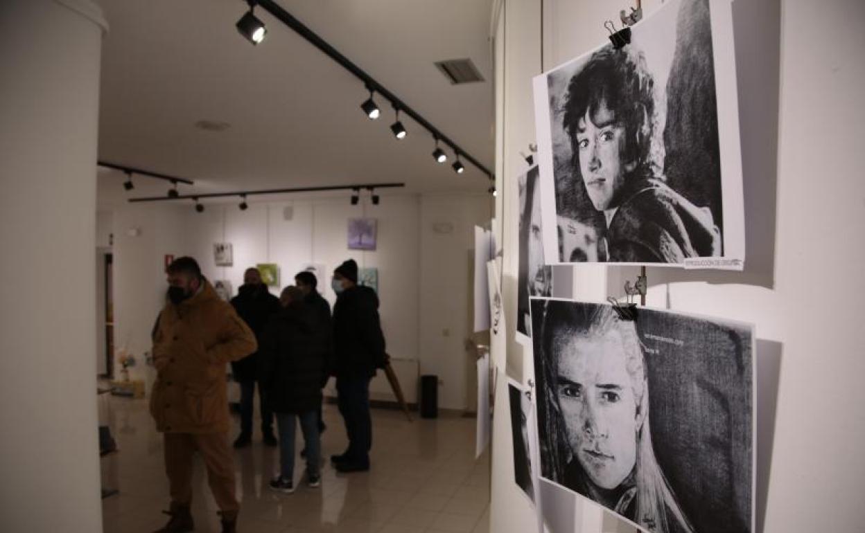 Algunos de los trabajos que pueden verse en la exposición