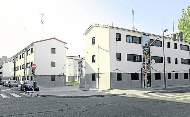 Viviendas en la barriada 29 de octubre de Valladolid. 