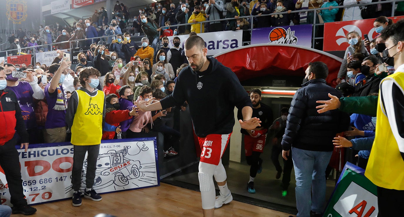 El Pabellón se llena para ver a Marc Gasol