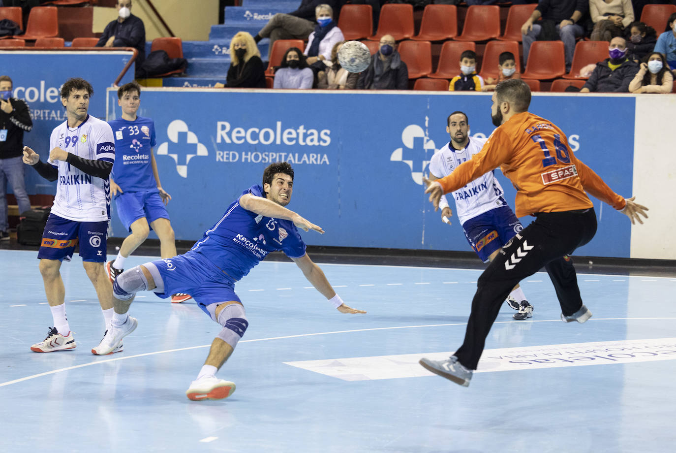 Partido disputado entre el Recoletas y el Granollers. 