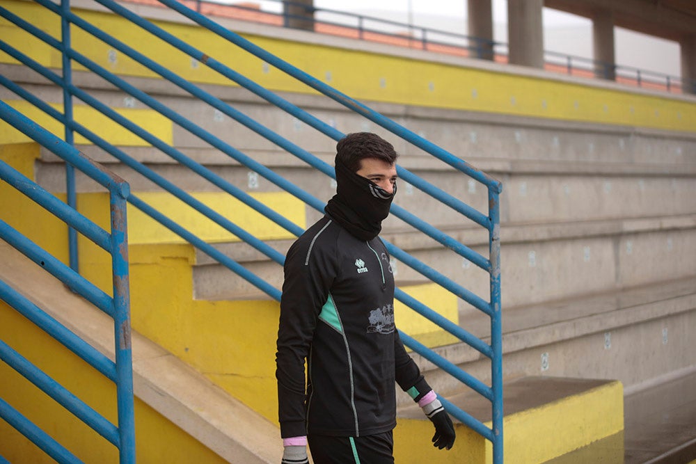 Entrenamiento de Unionistas en el Reina Sofía para preparar el partido de Copa del Rey ante el Elche CF