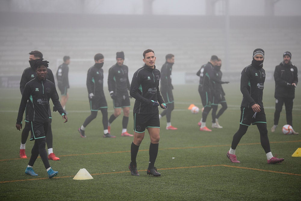 Entrenamiento de Unionistas en el Reina Sofía para preparar el partido de Copa del Rey ante el Elche CF