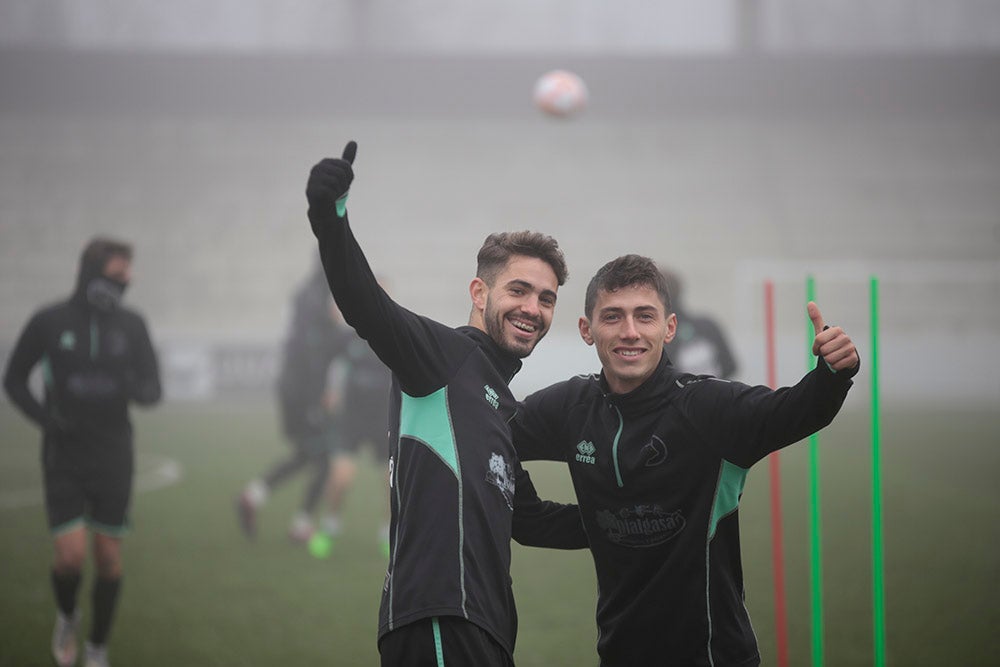 Entrenamiento de Unionistas en el Reina Sofía para preparar el partido de Copa del Rey ante el Elche CF