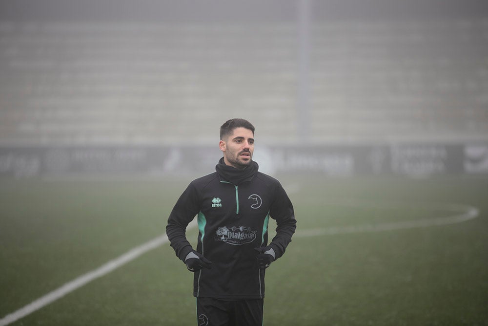 Entrenamiento de Unionistas en el Reina Sofía para preparar el partido de Copa del Rey ante el Elche CF