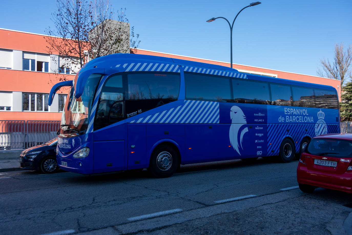 Fotos: Los jugadores del Espanyol ya están en Palencia