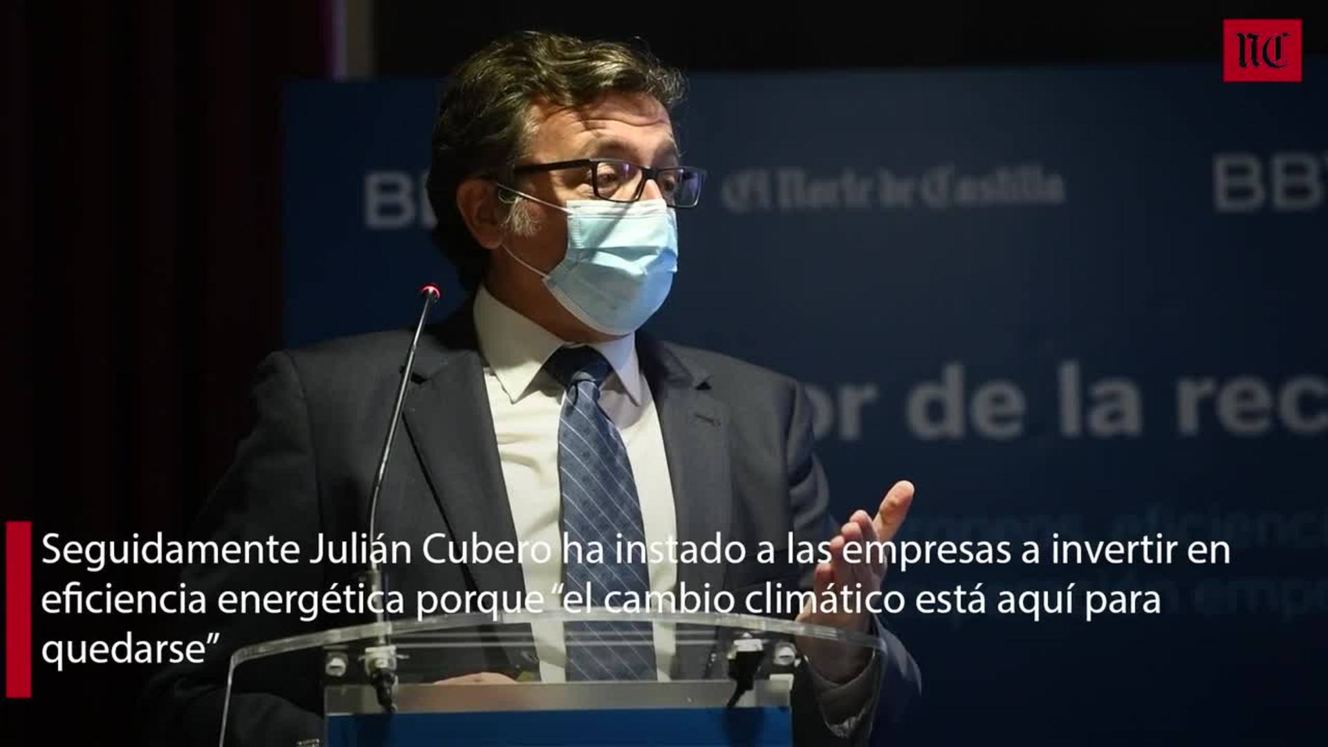 Julián Cubero, en la jornada 'El motor de la recuperación'