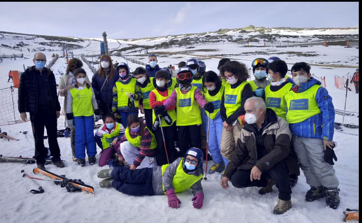 Escolares en la Covatilla 