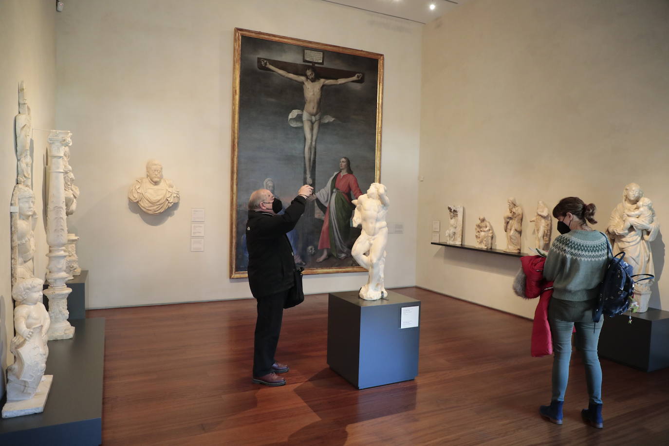 Obras del Museo de Escultura de Valladolid. 