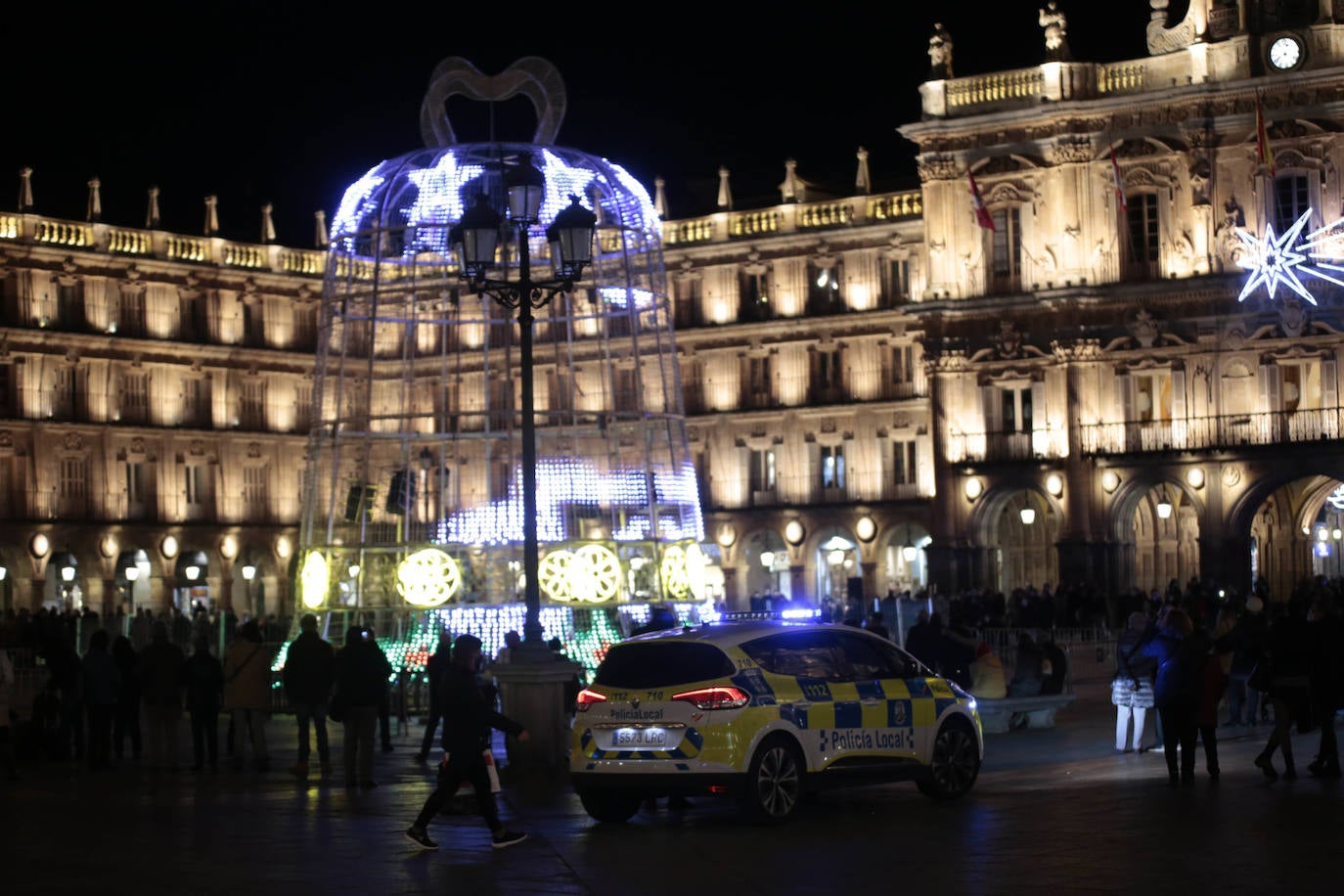 Fotos: Despliegue policial en la &#039;No Nochevieja Universitaria&#039; de Salamanca (1/2)