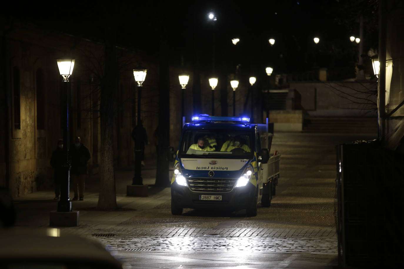Fotos: Despliegue policial en la &#039;No Nochevieja Universitaria&#039; de Salamanca (1/2)