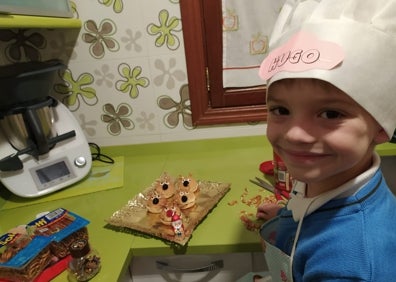 Imagen secundaria 1 - Unos bollitos en forma de reno