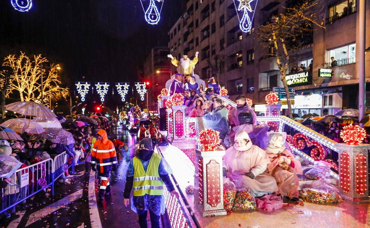 Imagen de una edición anterior de la Cabalgata de Salamanca.