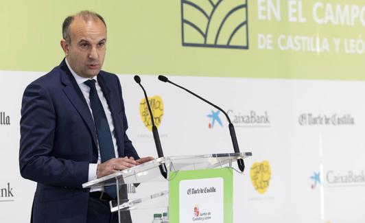 El director de AgroBank Castilla y León, Jesús López. 